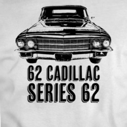 1962 Cadillac Series 62 Grill View With Model Year Light Color T Shirt