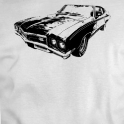 1971 Gran Sport Three Quarter View Light Color T Shirt