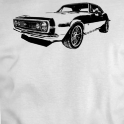 1967 Camaro Ss Three Quarter View Light Color T Shirt
