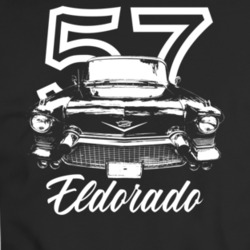 1957 Cadillac Eldorado Seville Grill View With Model Year Dark Color T