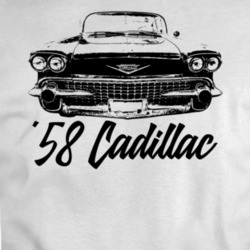 1958 Cadillac Coupe Deville Grill View With Model Year Light Color T S