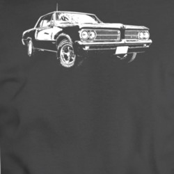 1964 Gto Three Quarter View Dark Color T Shirt