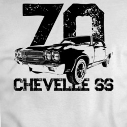 1970 Chevelle Ss Three Quarter View With Year And Model Light Color T 