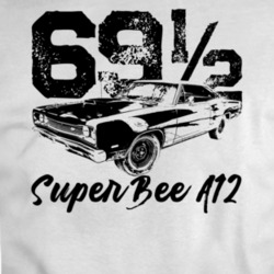 1969 1/2 Super Bee A12 Three Quarter View With Year And Model Light Co