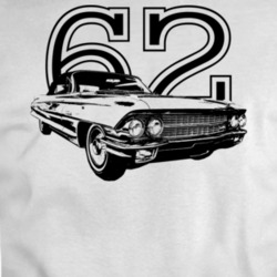 1962 Eldorado Three Quarter View With Year Light Color T Shirt