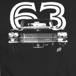 1963 Eldorado Biarritz Grill View With Year Dark Color T Shirt