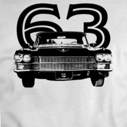 1963 Eldorado Biarritz Grill View With Year Light Color T Shirt
