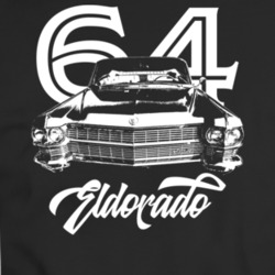 1964 Eldorado Grill View With Year And Model Dark Color T Shirt