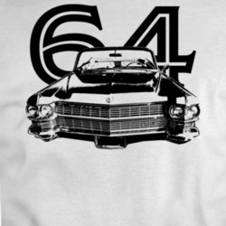1964 Eldorado Grill View With Year Light Color T Shirt