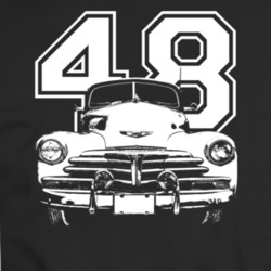 1948 Fleetmaster Coupe Grill View Dark Color T Shirt