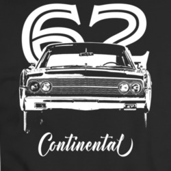 1962 Continental Grill View With Year And Model Dark Color T Shirt