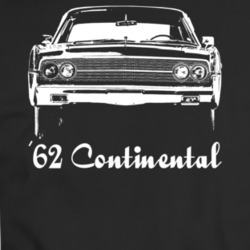 1962 Continental Grill View With Model Year Dark Color T Shirt