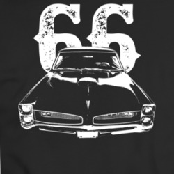 1966 Gto Grill View With Year Dark Color T Shirt