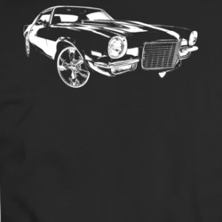 1971 Camaro Three Quarter View Dark Color T Shirt