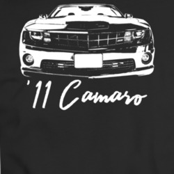 2011 Camaro Grill View With Model Year Dark Color T Shirt