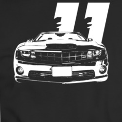 2011 Camaro Grill View With Year Dark Color T Shirt