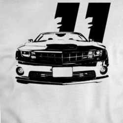 2011 Camaro Grill View With Year Light Color T Shirt