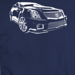 2013 Cadillac Three Quarter View Dark Color T Shirt