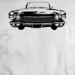 1960 Cadillac Coupe De Ville Grill View Light Color T Shirt