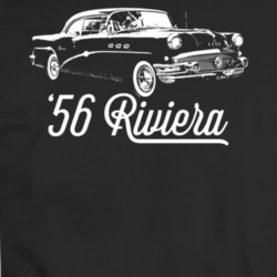 1956 Special Riviera Three Quarter View With Model Year Dark Color T S