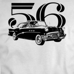 1956 Special Riviera Three Quarter View With Year Light Color T Shirt