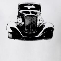 1933 Chevy Master Grill View Black T Shirt