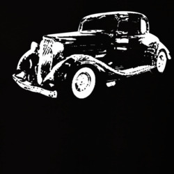1934 Chevy Master 3 Point View White With Year T Shirt