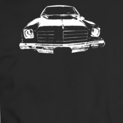 1973 Chevy Malibu Grill View White T Shirt
