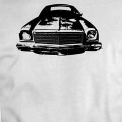 1974 Chevy Malibu Grill View Black T Shirt