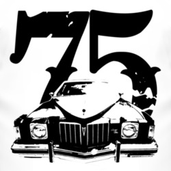 1975 Pontiac Grand Prix Grill View Light Colored T Shirt