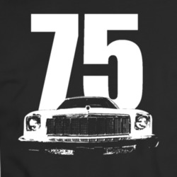 1975 Chevy Malibu Grill View White With Year T Shirt
