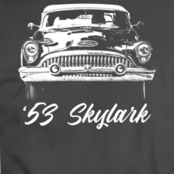 1953 Skylark Grill View With Model Year Dark Color T Shirt