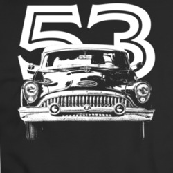 1953 Skylark Grill View With Year Dark Color T Shirt