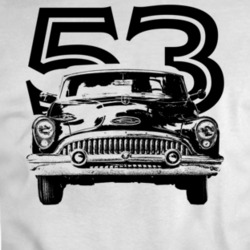 1953 Skylark Grill View With Year Light Color T Shirt