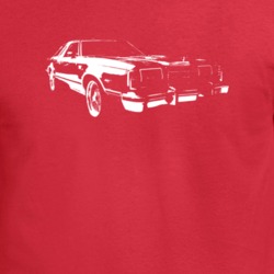 1979 Thunderbird Three Quarter Angle White T Shirt