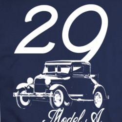 1929 Model A Three Quarter Angle View With Year And Model Name T 