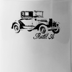 1930 Model A Three Quarter Angle View White Mug