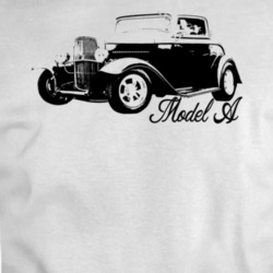 1932 Model A Three Quarter Angle View White T Shirt
