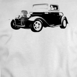 1932 Model A Three Quarter Angle View White T Shirt