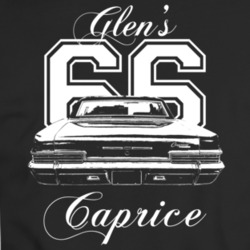 1966 Caprice Glen Custom Rear View Dark Color T Shirt
