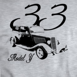 1933 Model Y Three Quarter Angle View With Year And Model Name Sport G