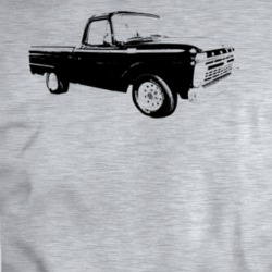 1964 F100 Three Quarter Angle View Sport Grey T Shirt