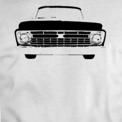 1965 F100 Grill View White T Shirt