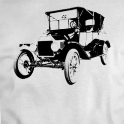 1916 Model T Three Quarter Angle View White T Shirt