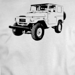 Fj 40 Three Quarter Angle View White T Shirt