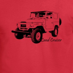 Fj 40 Three Quarter Angle View With Model Name Red T Shirt