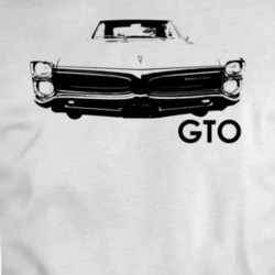 1973 Gto Grill View With Model Name White T Shirt
