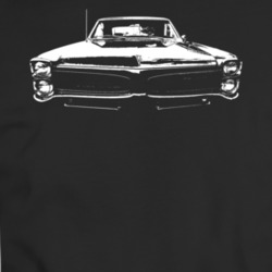1973 Gto Grill View Black T Shirt