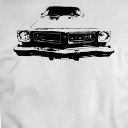 1974 Gto Grill View White T Shirt