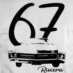 1967 Riviera Grill View With Year And Model Name White T Shirt